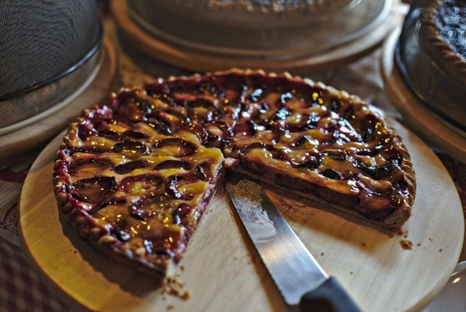 tarte maison cantine de barmaz